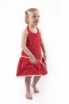Vintage Kid - Red Dot Halter Neck Dress