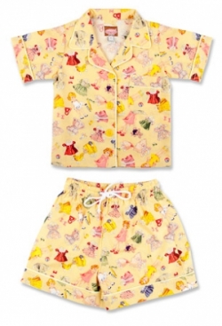 Vintage Kid - Yellow Paper Doll Pyjamas