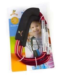 Goldbug - Snap on Clip double pack in RED