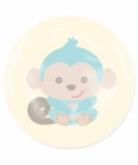 Bosco Bear - Cheeky Monkey Aqua Plate