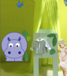 Bosco Bear - Giant Character Jungle Fever - Hippopotamus 
