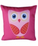 Bosco Bear - Owl Pillow Pink 34 x 34cm