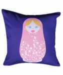 Bosco Bear - Russian Dolls Cushion Pink 34x34cm