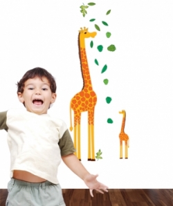 Bosco Bear - Large Giraffe Wall Sticker