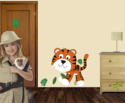 Bosco Bear - Jungle Fever Tiger Giant Character Wall Sticker
