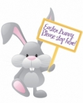 Bosco Bear - Giant Easter Bunny stop here Character