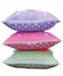 Bosco Bear - Pack of 3 Butterfly Cushions
