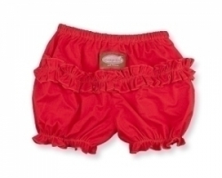 Vintage Kid - Red Ruffle Pants