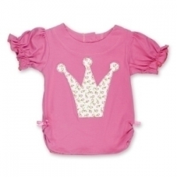 Vintage Kid - Ruby Rosebud T shirt Crown