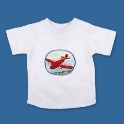 Vintage Kid _ red Plane T shirt