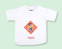 Vintage Kid - Yippe White T Shirt