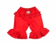 Vintage Kid - Long Red Ruffle Pants