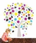 Bosco Bear - Tree of Seasons Wall Stickers