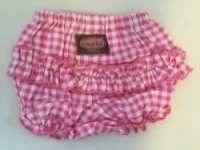 Vintage Kid - Pink Gingham Ruffle Pants