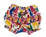 Vintage Kid - Pink Zoo Ruffle Pants